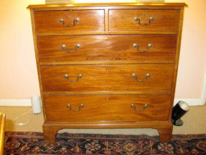 18th C 2 over 3 Chest of drawers