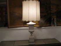 Large Classical Bisque Lamp