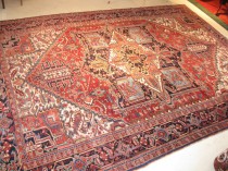 Antique Persian Heriz  9.4 x 12.10