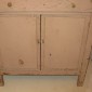 19th c New England Painted Cupboard