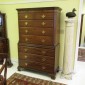 18th c Chippendale Mahogany Chest on Chest