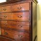 Mid 19th c Mahogany Chest on Chest   SOLD