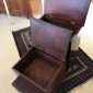 19th c Mahogany Bed Steps/Library Steps SOLD