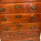 18th c American Cherry Chippendale Tall Chest    SOLD