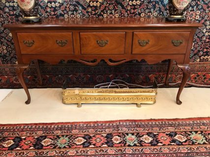 Early 20th c  Queen Anne Mahogany Sideboard   SOLD