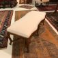 French Walnut Upholstered Bench   SOLD