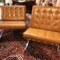 mid 20th c Leather Barcelona Chairs