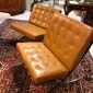 mid 20th c Leather Barcelona Chairs    SOLD