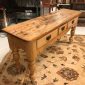 Bench made Pine Console     SOLD