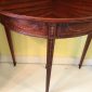 19th c English Marquetry Card Table
