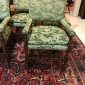 Set of 8 Upholstered Jacobean-Style Dining Chairs    SOLD