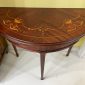 19th c English Mahogany Marquetry Game Table     SOLD