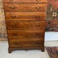 18th c American Chippendale Tall Chest