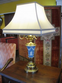 Wedgewood Jasperware Tall Lamp
