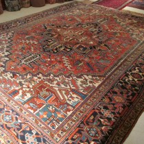 Antique Persian Heriz  9.3 x 11.6
