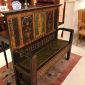 19th c Spanish Painted Bench      SOLD