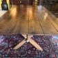 mid 19th c American Chestnut Harvest Table    SOLD