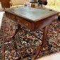 19th c Regency Leather Top Writing Desk     SOLD